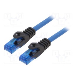 1 pcs x LOGILINK - CPP003 - Patch cord, U/UTP, 6a, solid, Cu, blue, 3m, RJ45 plug,both sides