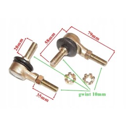 Steering rod ends 150 atv bashan 2 pcs