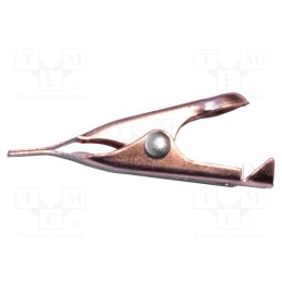 1 pcs x MUELLER ELECTRIC - BU-34M - Crocodile clip, 5A, Grip capac: max.5.6mm, Overall len: 28mm