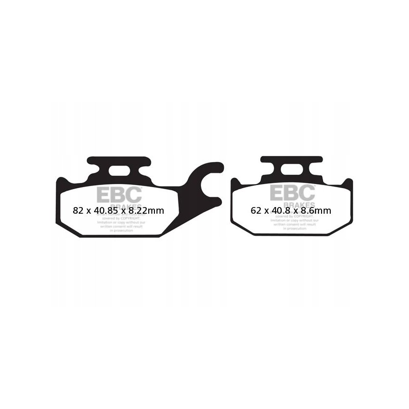 Brake pads suzuki lt a lt f ebc fa413r
