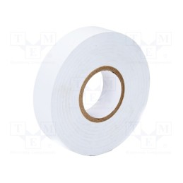 1 rol x PARTEX - IT-1-9 - Tape: electrical insulating, W: 19mm, L: 20m, Thk: 0.13mm, white