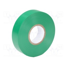 1 rol x PARTEX - PA-IT-1-5 - Tape: electrical insulating, W: 19mm, L: 20m, Thk: 0.13mm, green