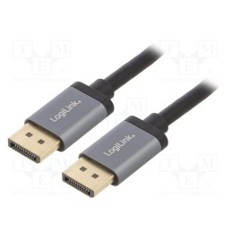 1 pcs x LOGILINK - CDA0102 - Cable, DisplayPort 1.2,HDCP 1.3, DisplayPort plug,both sides
