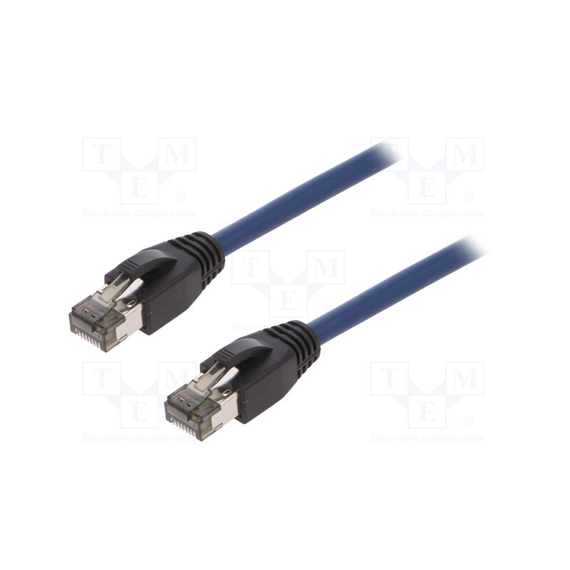 1 pcs x LOGILINK - CQ8036S - Patch cord, S/FTP, Cat 8.1, stranded, Cu, LSZH, blue, 1m, 26AWG