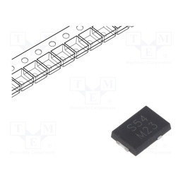 1 pcs x VISHAY - SS5P4-M3/86A - Diode: Schottky rectifying, SMD, 40V, 5A, SMPC,
