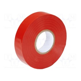 1 rol x PARTEX - IT-1-2 - Tape: electrical insulating, W: 19mm, L: 20m, Thk: 0.13mm, red, 160%