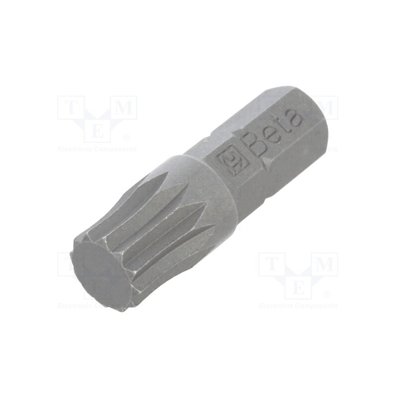 1 pcs x BETA - 861XZN/8 - Screwdriver bit, spline (12-angles), XZN M8, Overall len: 25mm