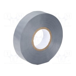 1 rol x PARTEX - IT-8 - Tape: electrical insulating, W: 19mm, L: 20m, Thk: 0.13mm, grey, 160%