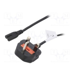 1 pcs x LOGILINK - CP166 - Cable, 3x0.75mm2, BS 1363 (G) plug,IEC C7 female, 1.8m, black