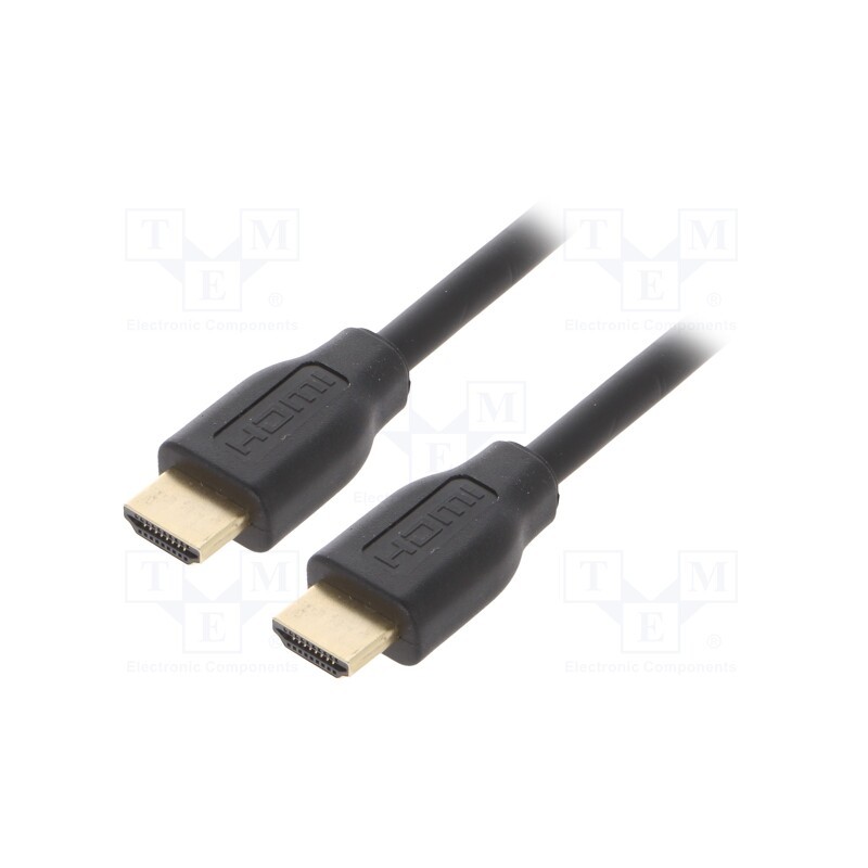 1 pcs x LOGILINK - CH0103 - Cable, HDCP,HDMI 2.0, HDMI plug,both sides, 5m, black