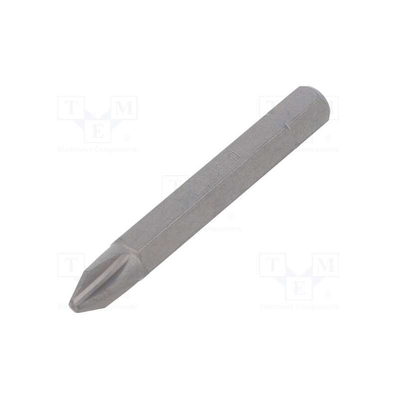 1 pcs x BETA - 861PH/2L - Screwdriver bit, Phillips, PH2, Overall len: 50mm