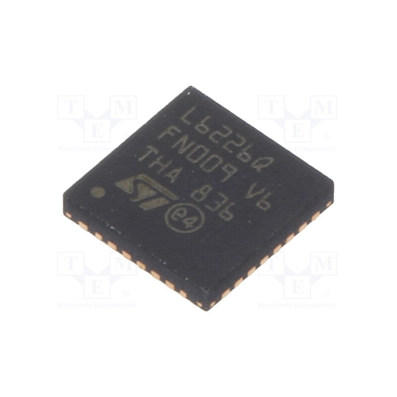 1 pcs x STMicroelectronics - L6226Q - IC: driver, motor controller, VFQFPN32, 1.4A, Ch: 4, 100kHz, 8÷52V
