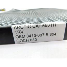 Radiator cover arctic cat 650 h1 trv oem 0413 007