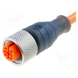 1 pcs x LUMBERG AUTOMATION - RKT 4-3-06/2 M - Connection lead, M12, PIN: 3, straight, 2m, plug, 250VAC, 4A, IP67