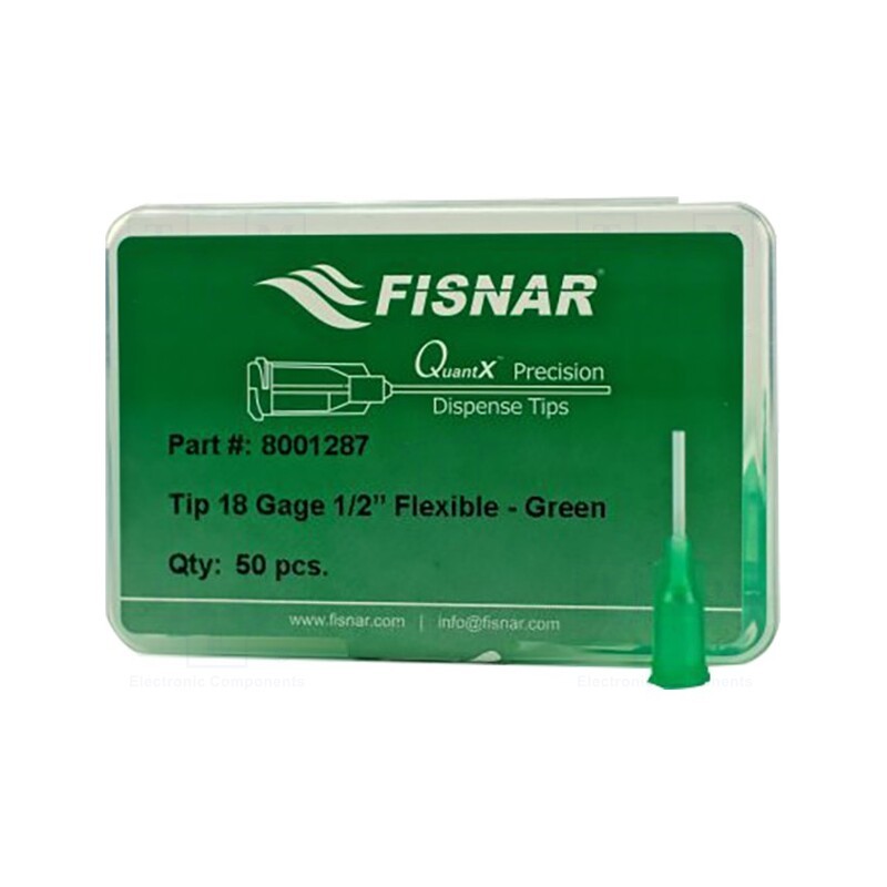 5 pcs x FISNAR - 8001287 - Needle: plastic flexible, 0.5', Size: 18, straight, 0.84mm