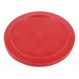 5 pcs x FISNAR - EA6C - Top cartridge cap, red, push-in, for dispensing cartridges