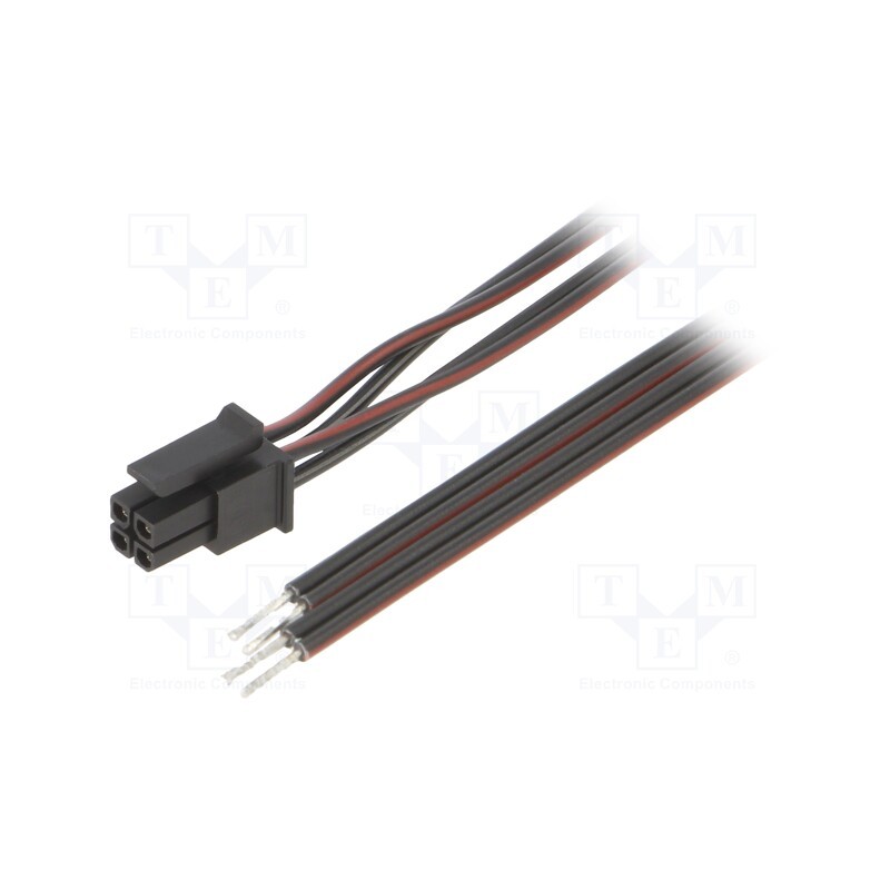 1 pcs x ESPE - KABX-4PFS-L200 - Cable, Micro-Fit 3.0, cables,female, PIN: 4, 0.2m, 4A, TLYp, 0.35mm2
