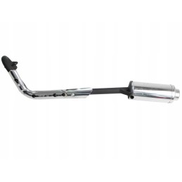 Muffler ATV 110 125 single black quad bashan loncin shineray kingway