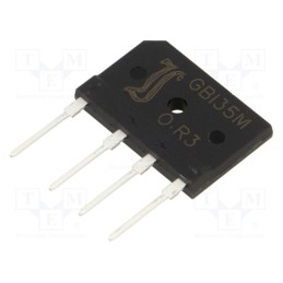 1 pcs x DIOTEC SEMICONDUCTOR - GBI35M-T - Bridge rectifier: single-phase, Urmax: 1kV, If: 35A, Ifsm: 320A