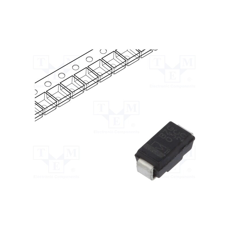 3 pcs x VISHAY - BZG03C20-M3-08 - Diode: Zener, 3W, 20V, SMD, , SMA, single diode
