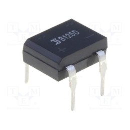 1 pcs x DIOTEC SEMICONDUCTOR - B125D - Bridge rectifier: single-phase, 250V, If: 1A, Ifsm: 40A, DIL, THT