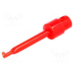 1 pcs x SCI - - - Clip-on probe, hook type, 3A, 60VDC, black, Grip capac: max.1.3mm