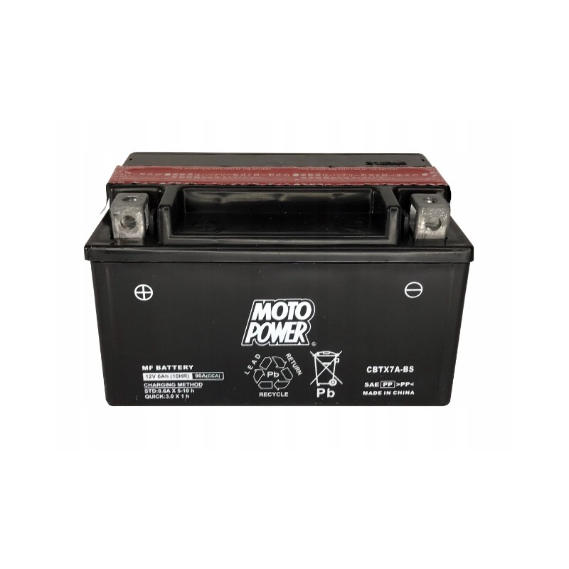 Motopower agm 12v 6ah 90a cbtx7a bs l etx7a bs