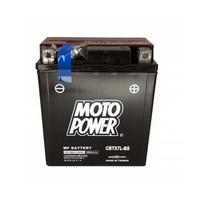 Motopower agm 12v 6ah 85a cbtx7l bs p etx7l bs