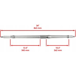 Rear axle yamaha big bear 400 5fu f5381 01 00