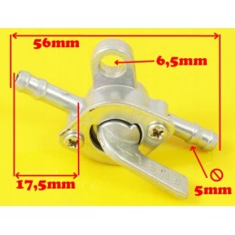 Quad atv cross pocket enduro fuel tap through