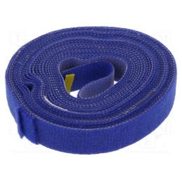 1 rol x LOGILINK - KAB0053 - Hook and loop fastener, L: 4m, W: 16mm, blue, reel