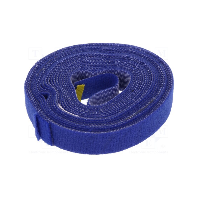 1 rol x LOGILINK - KAB0053 - Hook and loop fastener, L: 4m, W: 16mm, blue, reel