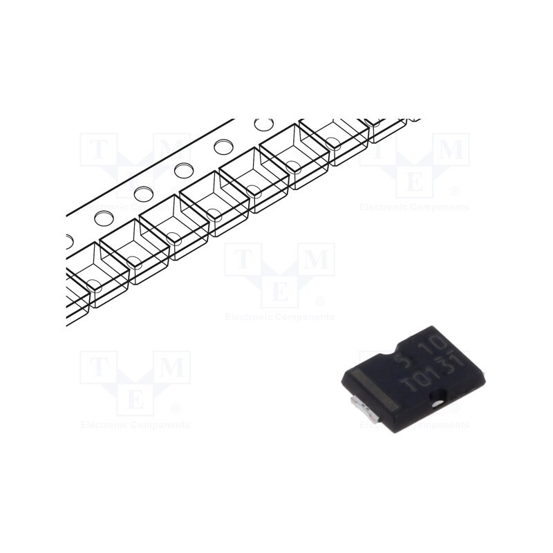 3 pcs x SHINDENGEN - D5FY10ST-5063R - Diode: Schottky rectifying, SMD, 100V, 5A, TO277A,