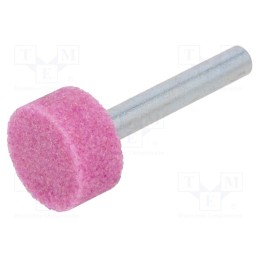 1 pcs x PG PROFESSIONAL - MD.005 - Grindingstone, Ø: 20mm, Ø: 6mm, Tip mat: aluminium oxide