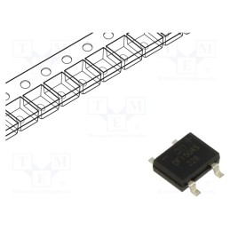 3 pcs x DIODES INCORPORATED - DF1504S-T - Bridge rectifier: single-phase, Urmax: 400V, If: 1.5A, Ifsm: 50A