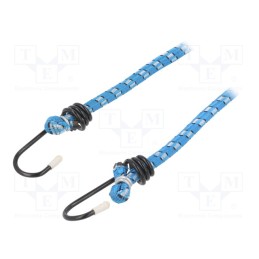 5 set x MEGA - 24778 - Tensioning rubber bands, L: 0.8m, rubber, 2pcs.