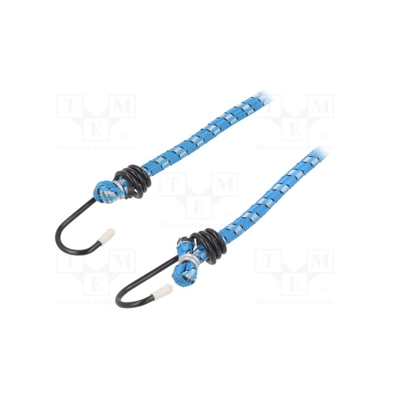 5 set x MEGA - 24778 - Tensioning rubber bands, L: 0.8m, rubber, 2pcs.