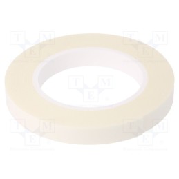 1 rol x - 3502 PIANKOWA 1MM 15MM-5.5M - Tape: fixing, W: 15mm, L: 5.5m, Thk: 1mm, two-sided adhesive, white