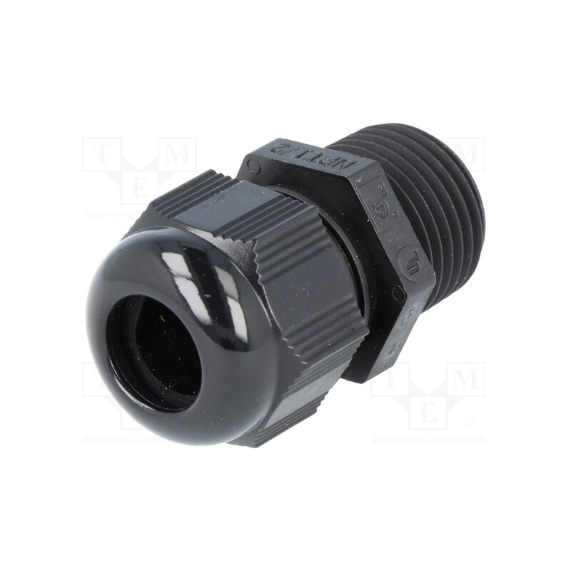 1 pcs x HELUKABEL - HT 1/2” RAL9005 BSK NPT - Cable gland, NPT1/2', IP68, polyamide, black, HELUTOP HT-NPT