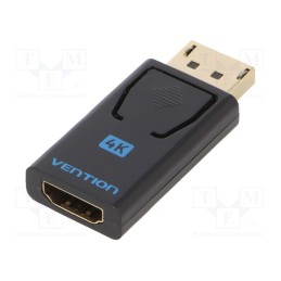 1 pcs x VENTION - HBMB0 - Adapter, DisplayPort plug,HDMI socket, black