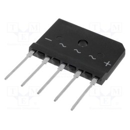 1 pcs x DIOTEC SEMICONDUCTOR - DBI25-08A - Bridge rectifier: three-phase, Urmax: 800V, If: 25A, Ifsm: 370A, THT