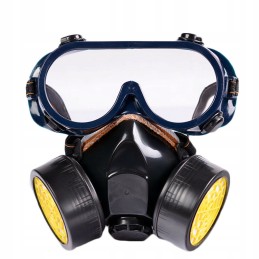 Tilting visor goggles with face shield