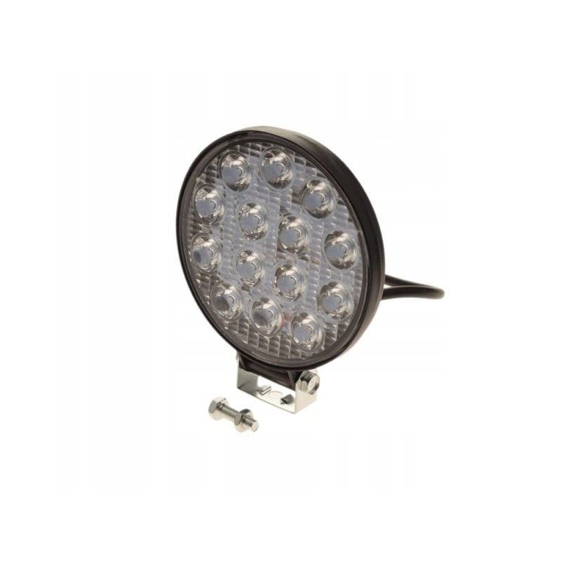 LED additional lamp 42w, round ATV searchlight