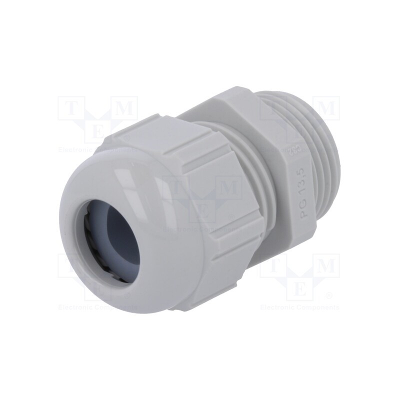 1 pcs x LAPP - 53018130 - Cable gland, PG13,5, IP68, polyamide, light grey