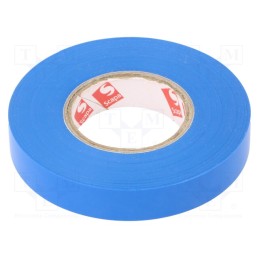 1 rol x SCAPA - TAŚMA 2702A 12MM/25M NIEBIESKA - Tape: electrical insulating, W: 12mm, L: 25m, Thk: 130um, blue, 180%