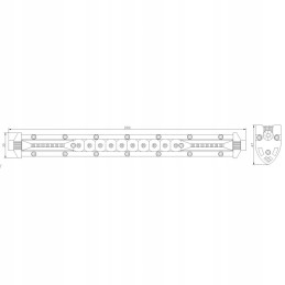 Work lamp 24led 36w halogen 12 24v homolog e9