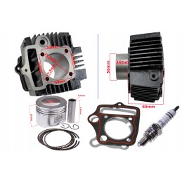 Cylinder piston rings quad atv cross 110 125