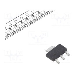 1 pcs x STMicroelectronics - BCP56-16 - Transistor: NPN, bipolar, 80V, 1A, 1.6W, SOT223
