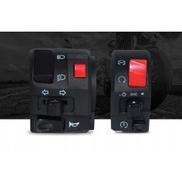 Quad motor switch, turn signals, ignition lights