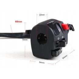 Quad motor switch, turn signals, ignition lights